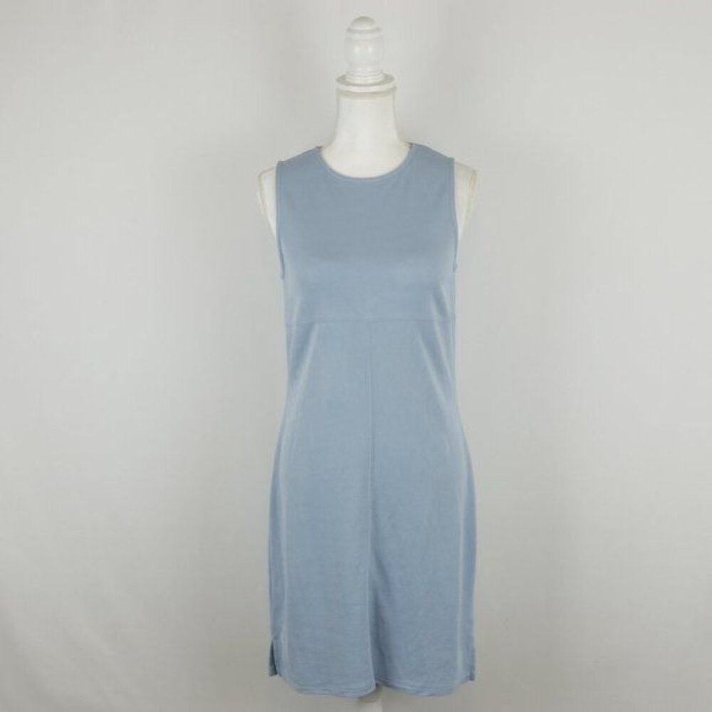 Oobe Women's Small Blue Scoop Neck Sleeveless Sheath Dress